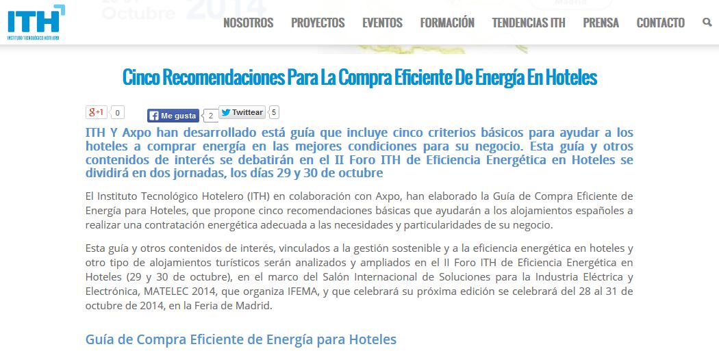 Captura articulo ITH compra eficiente energía